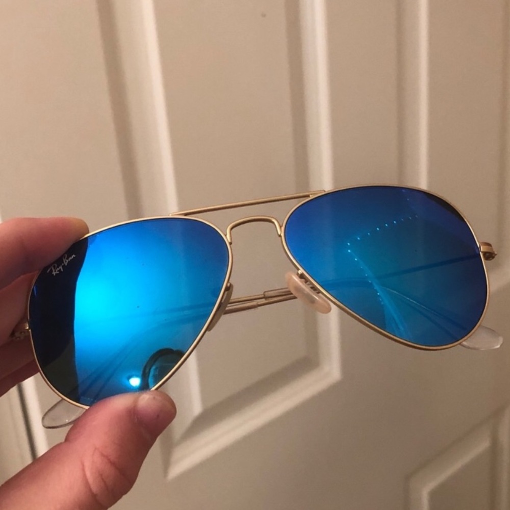 Ray Ban blue flash- smaller size 55mm